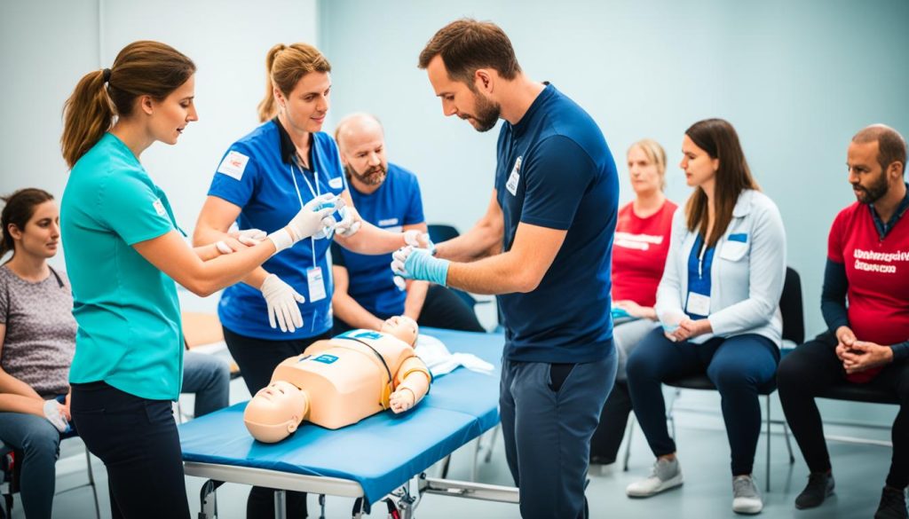 In-person paediatric first aid
