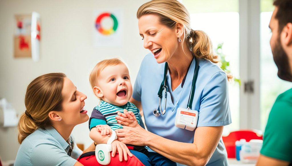 Nursery emergency first aid