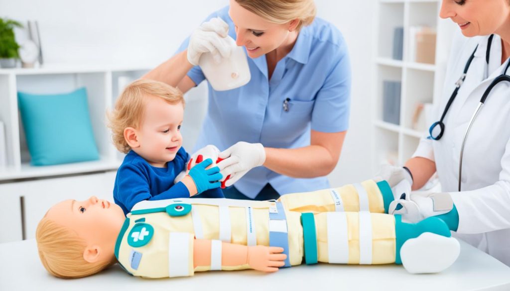 Online paediatric first aid