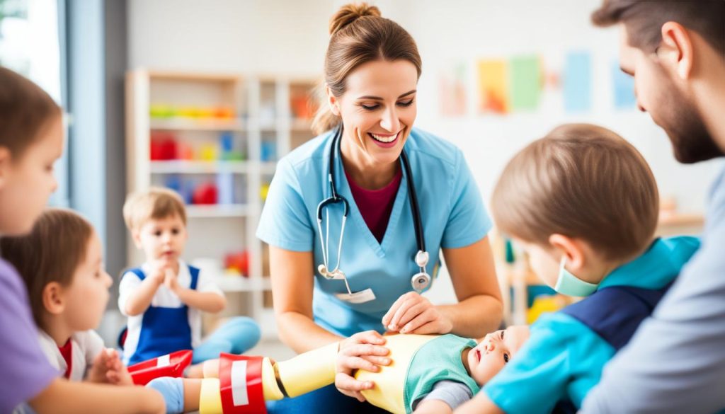 Daycare first aid training