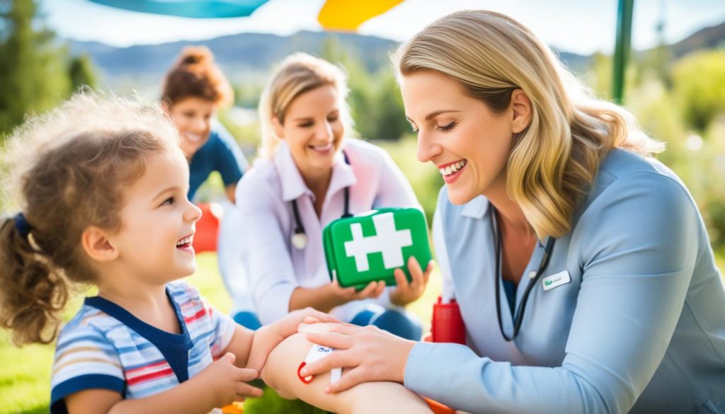 Blended first aid for childcare