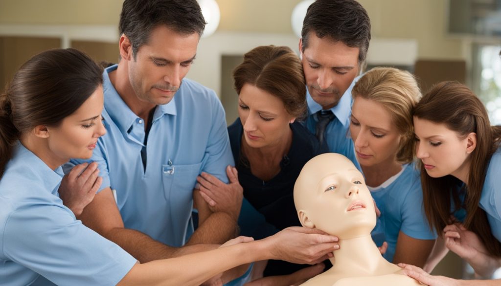 Paediatric choking emergency training