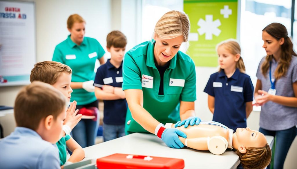 First aid certification for schools